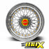 GUNMANSA 17 Inch Mag Wheel - MXBS-17GLD Chrome Mesh Wheel - 4x100 / 5x100 PCD
