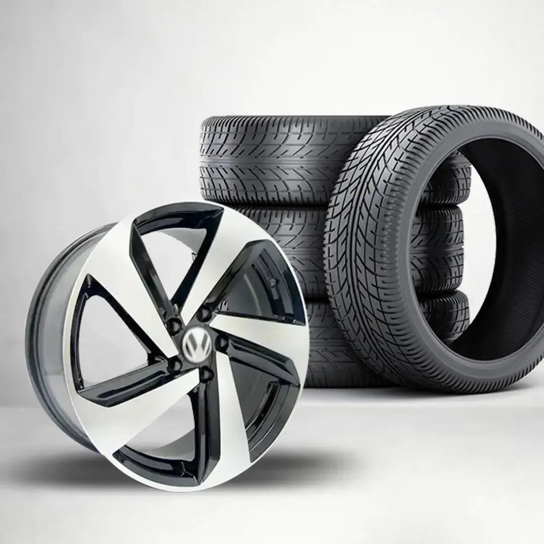 GUNMANSA 17 Inch MX1949 GTI Milton Style Wheel & Tyre Combo (5x100 PCD)