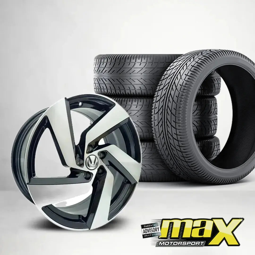 GUNMANSA 17 Inch - MX2023 Golf 8 GTI Richmond Style Wheel & Tyre Combo - 5x100 PCD