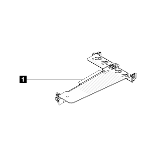 GUNMANSA 1U x16/x16 PCIe G4 Riser1 LP+LP Kit SR630V3