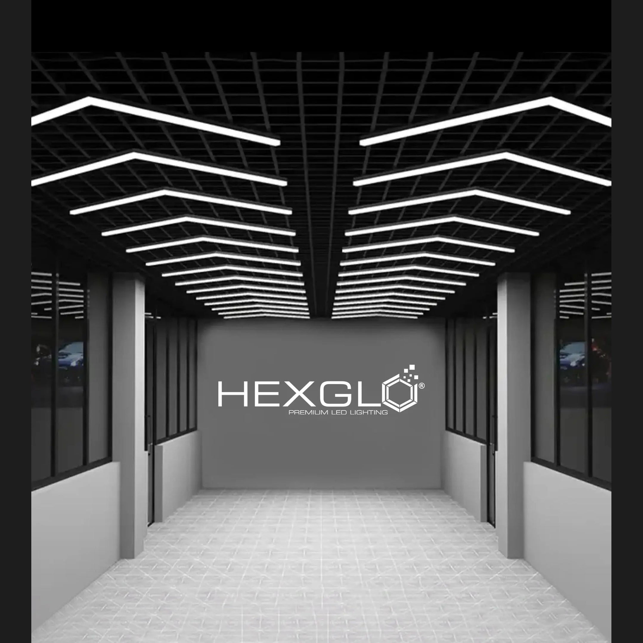GUNMANSA 2 Piece Arrow Style LED Hex Light Kit