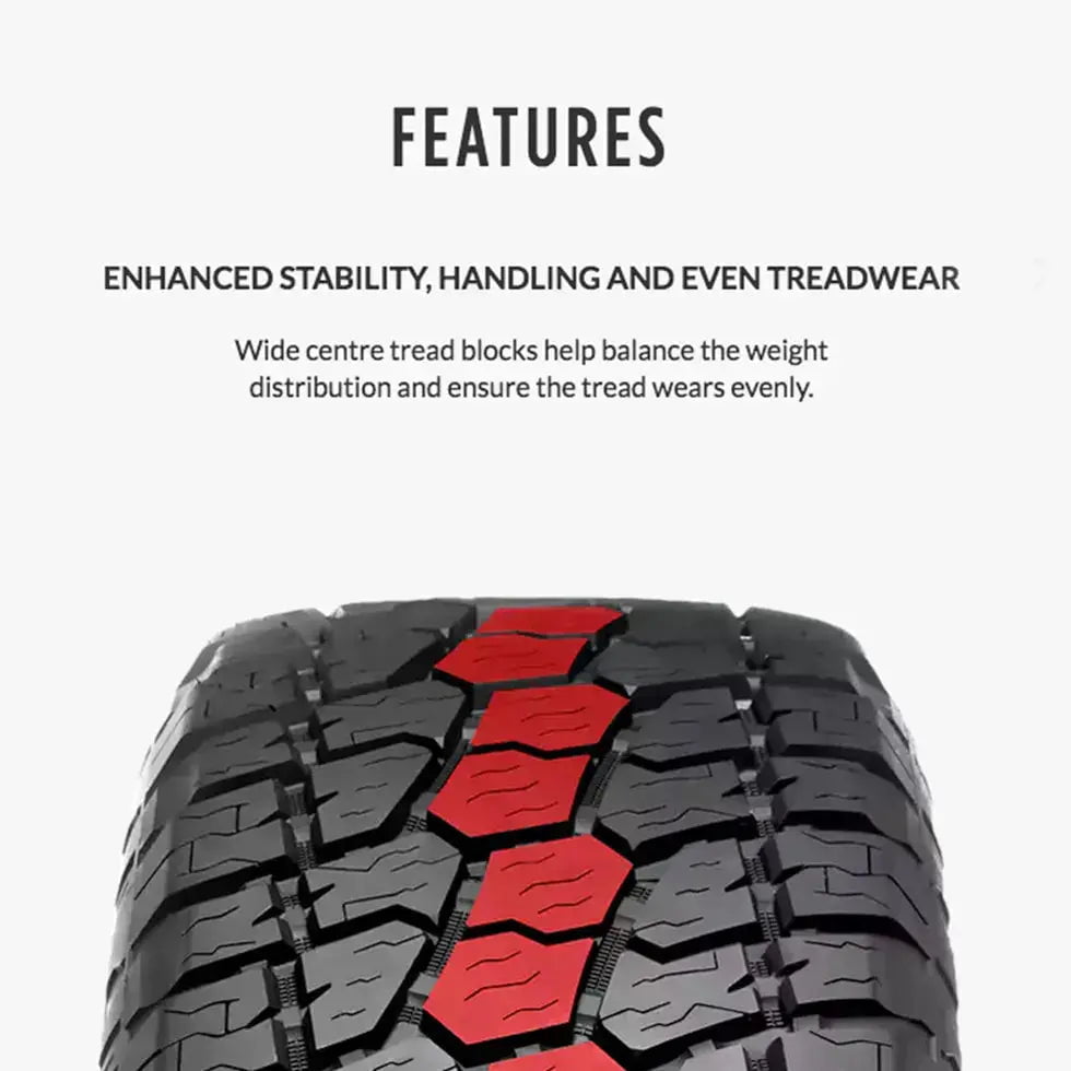 GUNMANSA 20 Inch Radar Renegade A/T5 All-Terrain 112V XL Bakkie Tyre (265/50/20)