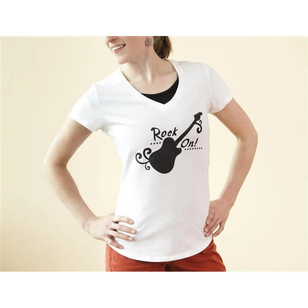 GUNMANSA 2002040 - Cricut Glitter Iron-On 30x48cm (Black)