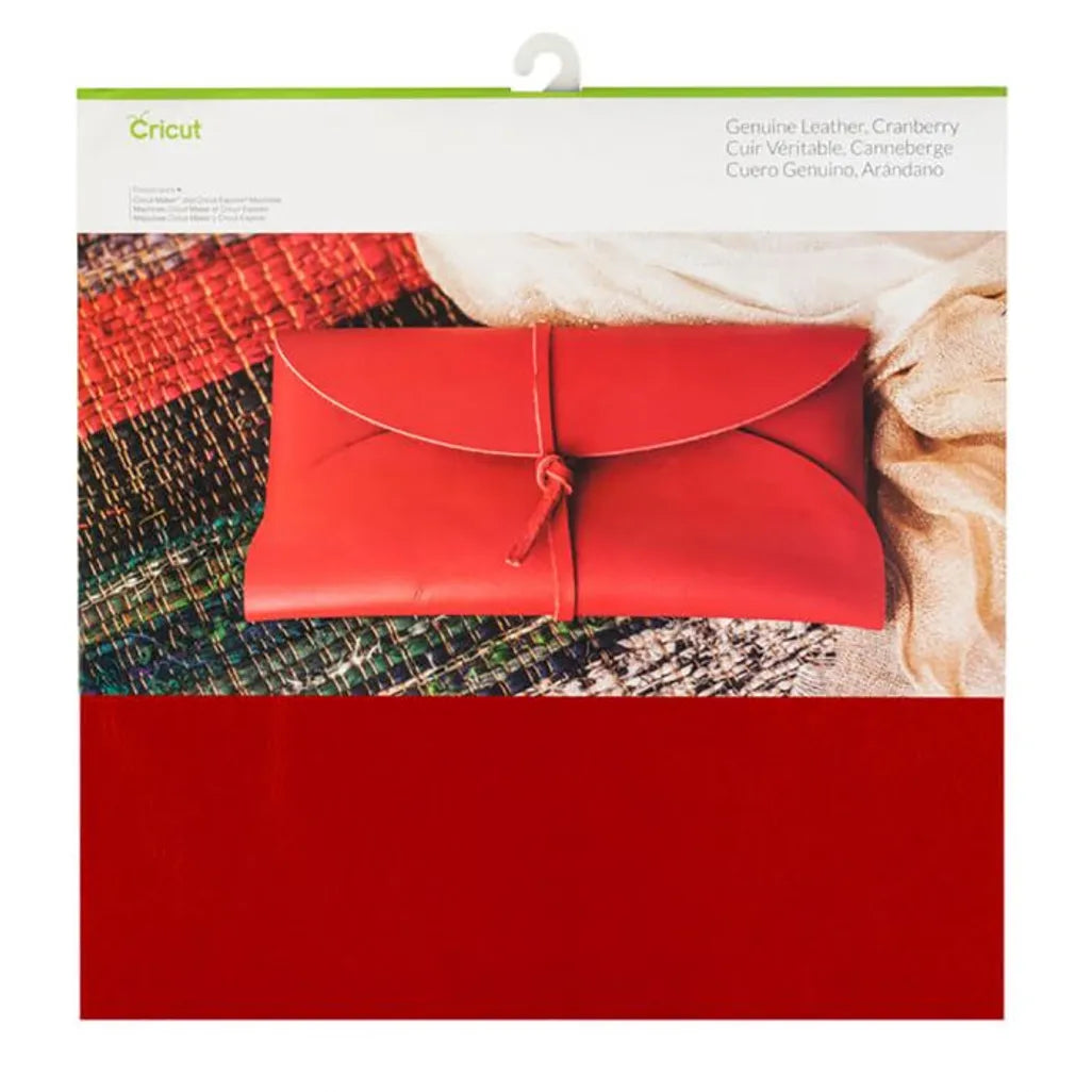 GUNMANSA 2004017 - CRICUT GENUINE LEATHER CRANBERRY 12X12