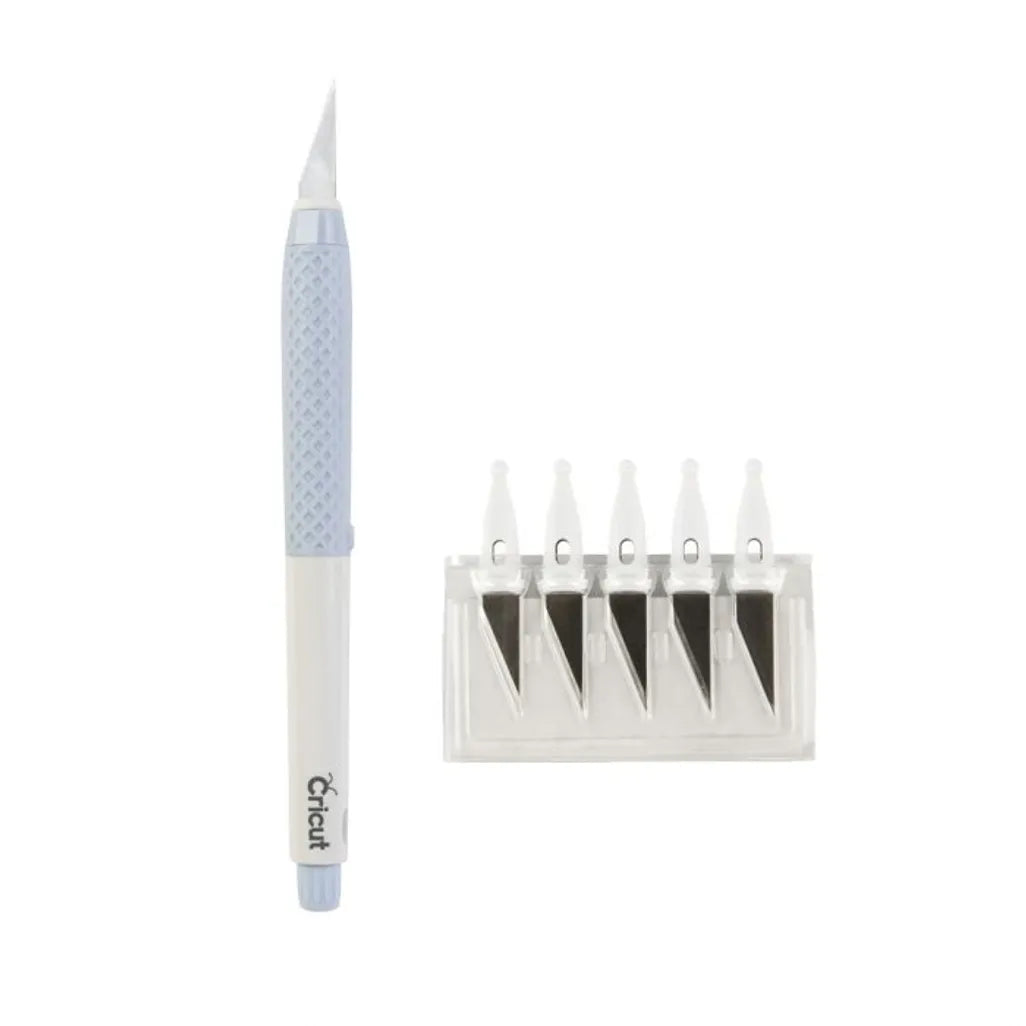 GUNMANSA 2004843 - Cricut TrueControl Knife Kit (Blue) with 5x spare blades .