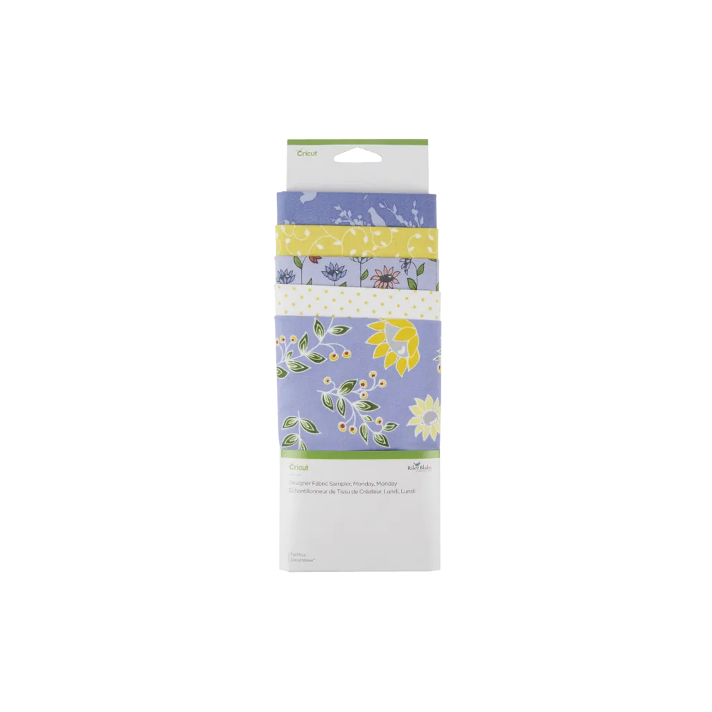 GUNMANSA 2005171 - Cricut Designer Fabric Sampler Monday 30x66cm