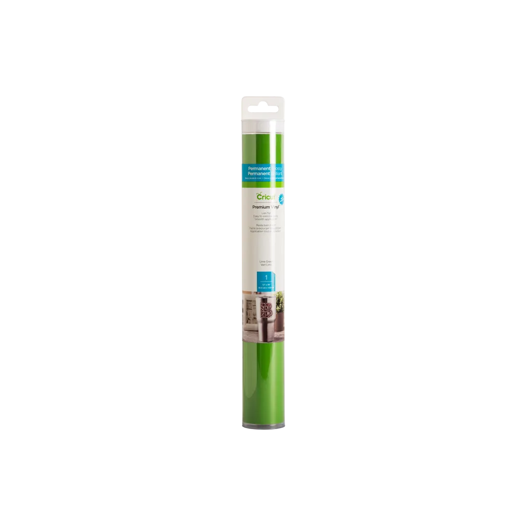 GUNMANSA 2005199 - Cricut Premium Vinyl Permanent 30x120cm (Lime Green)