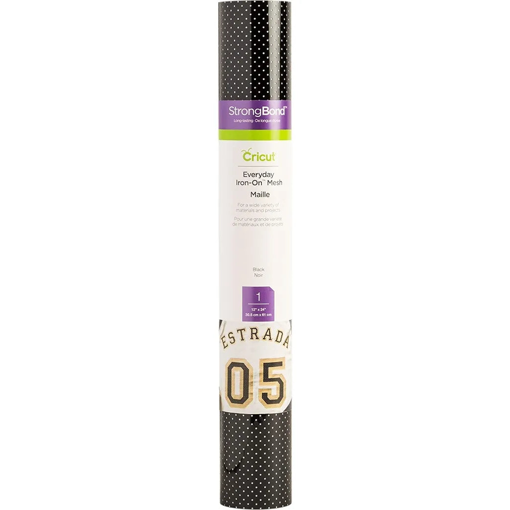 GUNMANSA 2006202: Cricut Everyday Iron-On 30x60cm (Black Mesh)