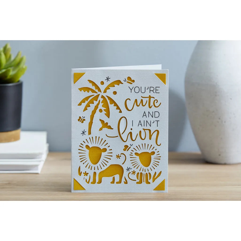 GUNMANSA 2007254 - Cricut Joy Insert Cards 12-Pack (Sensei); 12 cards (4 of each color) in Twilight; Tulip; Powder Blue 10.8x14cm