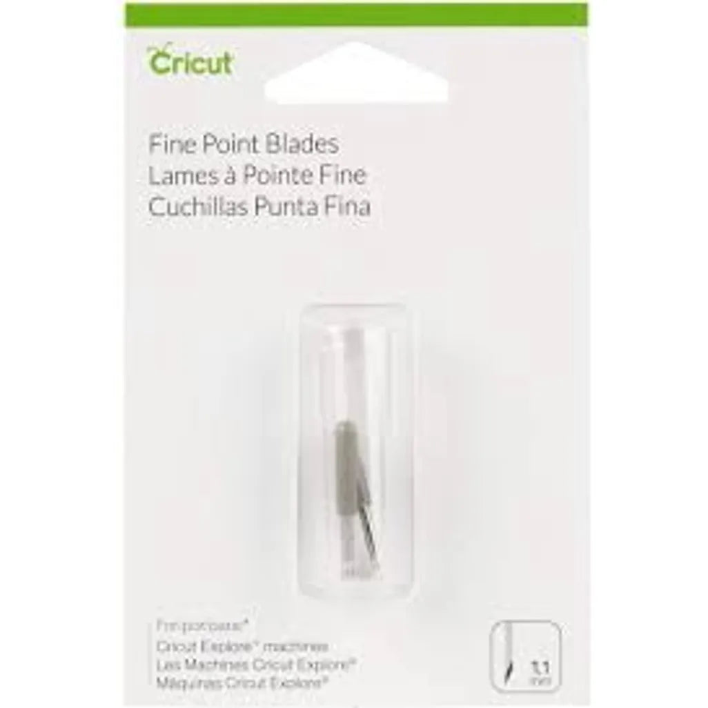 GUNMANSA 2007457 - Cricut Explore/Maker Fine-Point Replacement Blades 2-Pack