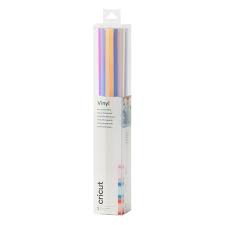GUNMANSA 2007731 - Cricut Holographic Vinyl 30x60cm 3-sheet Sampler (Opal; Pink; Blue)