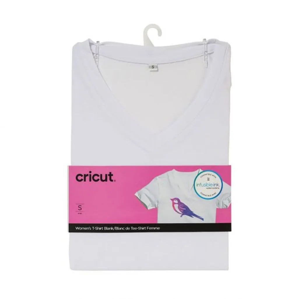 GUNMANSA 2007906: Cricut Infusible Ink Women's White T-Shirt (S)
