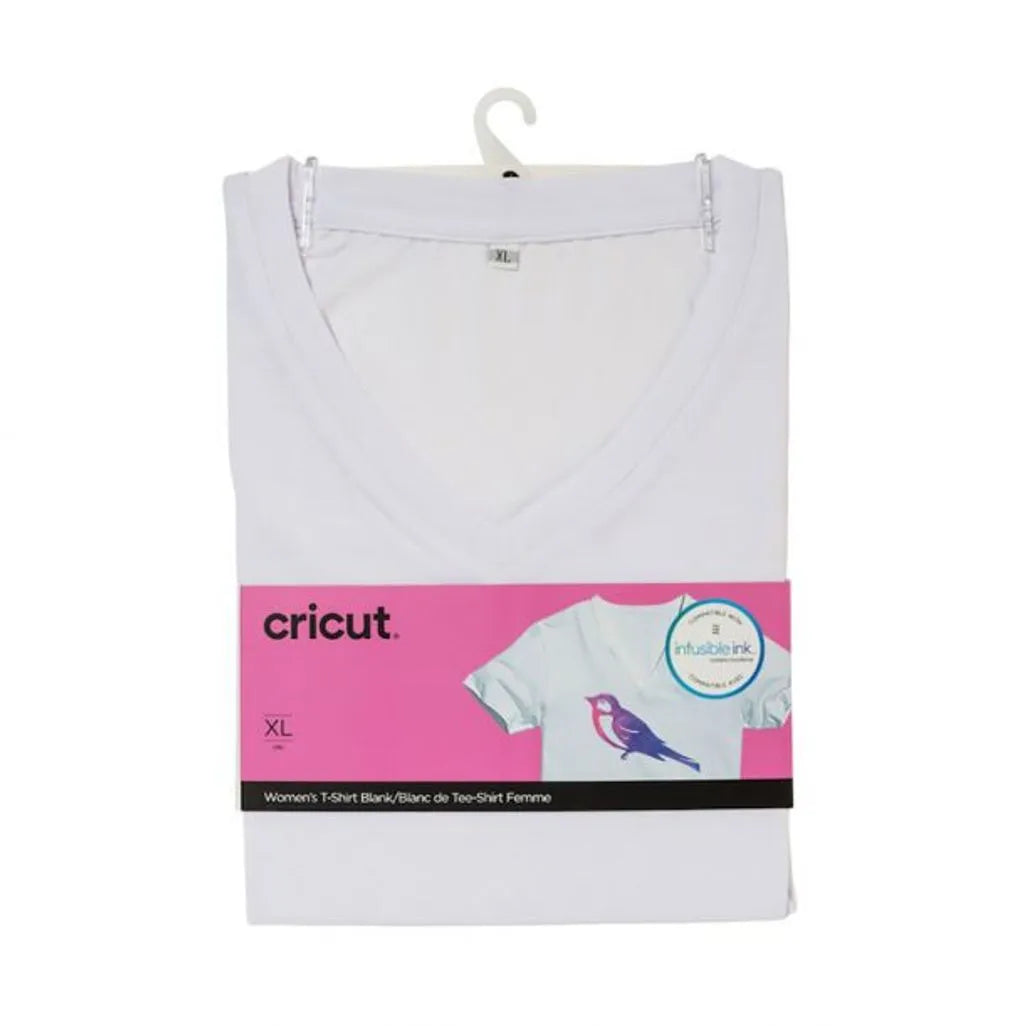 GUNMANSA 2007909: Cricut Infusible Ink Women's White T-Shirt (XL)