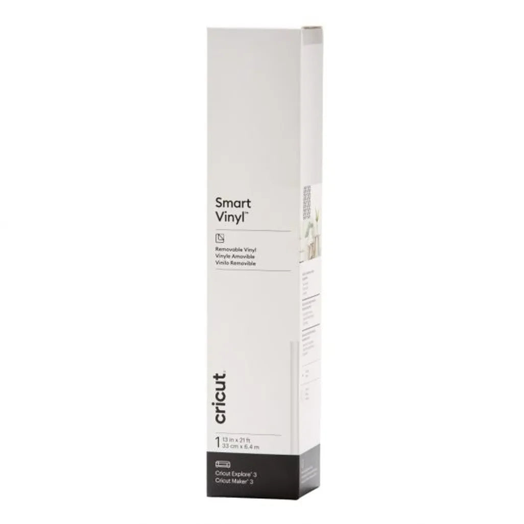 GUNMANSA 2008649 - Cricut Smart Vinyl Removable 33x640Cm 1 Sheet (White)