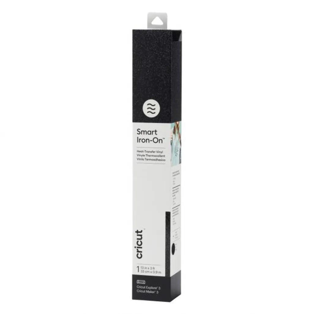 GUNMANSA 2008672 - Cricut Smart Iron-on 33x91cm 1 sheet (Glitter Black)