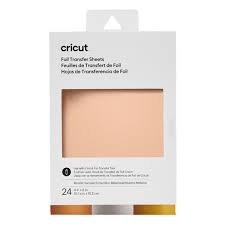 GUNMANSA 2008716 - Cricut Transfer Foil Sheets Sampler 10x15cm 24 sheets (Metallic) .