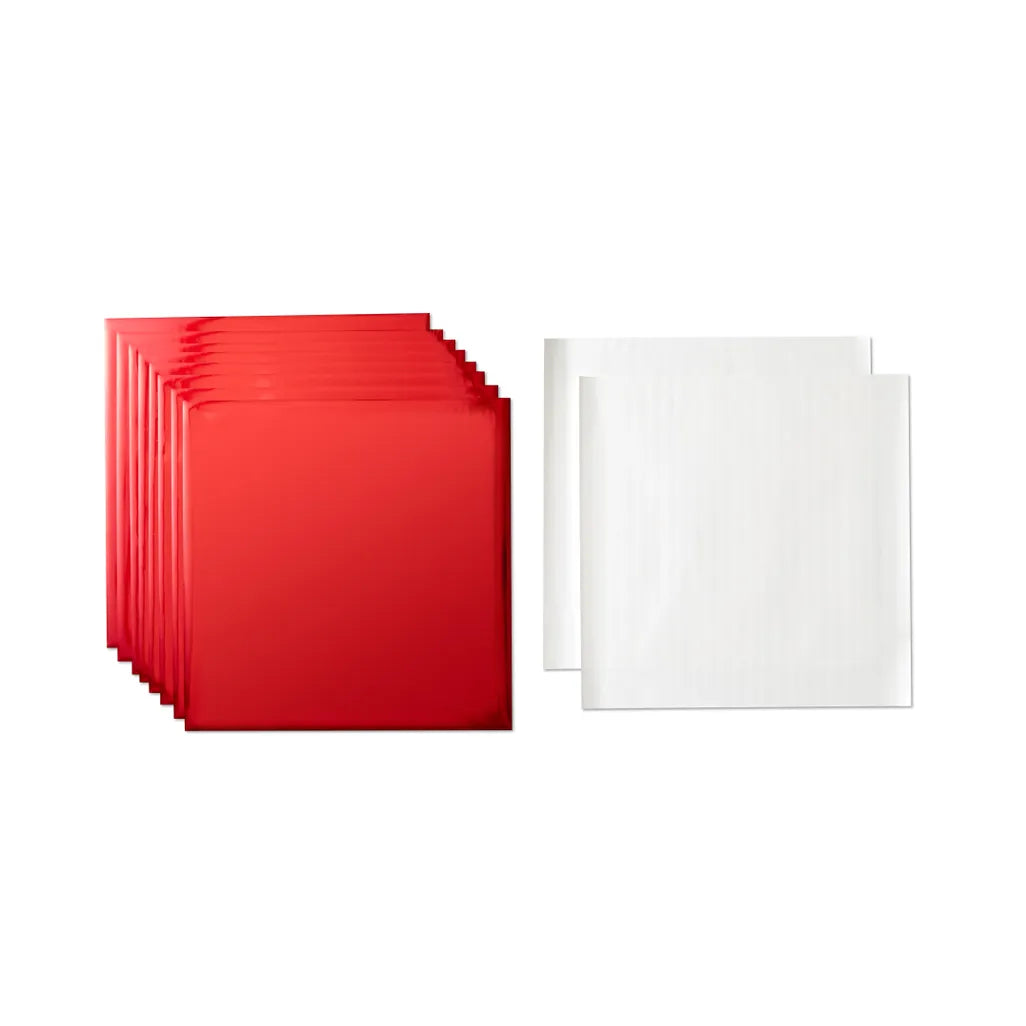 GUNMANSA 2008721 - Cricut Transfer Foil Sheets 30x30cm 8 sheets (Red)