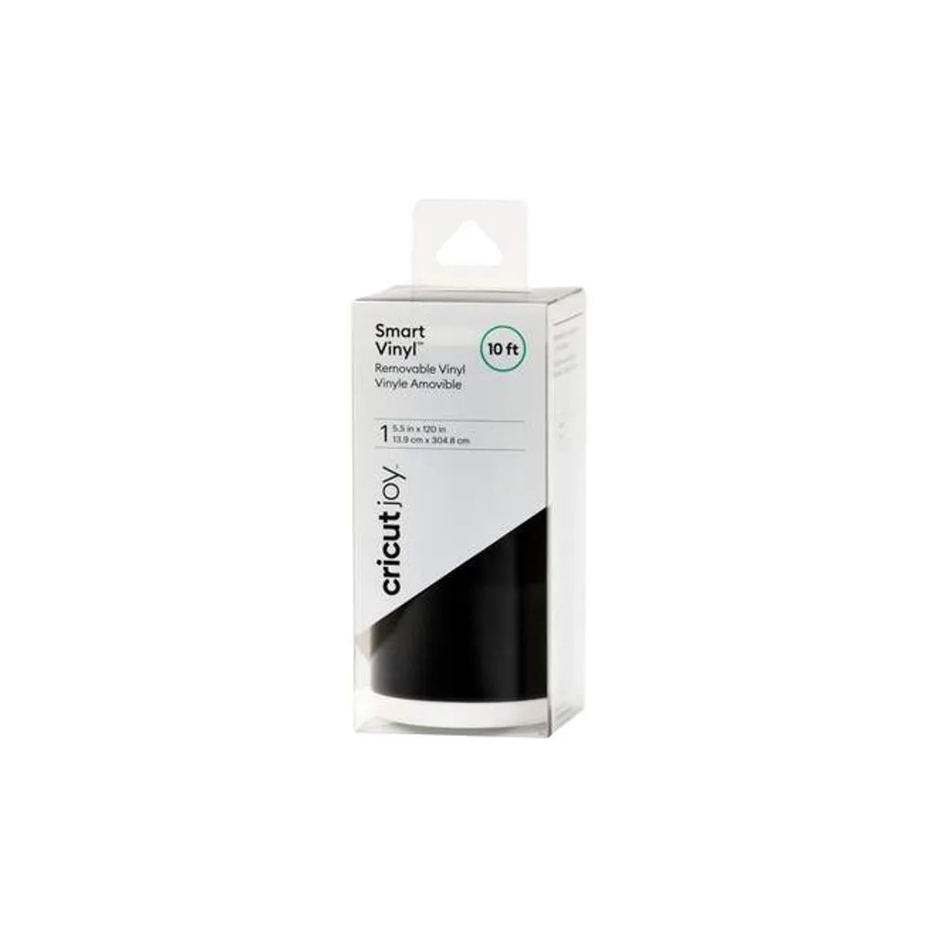GUNMANSA 2008819 - Cricut Joy Smart Vinyl – Removable Value Roll 13.9x304.8 cm (Black)
