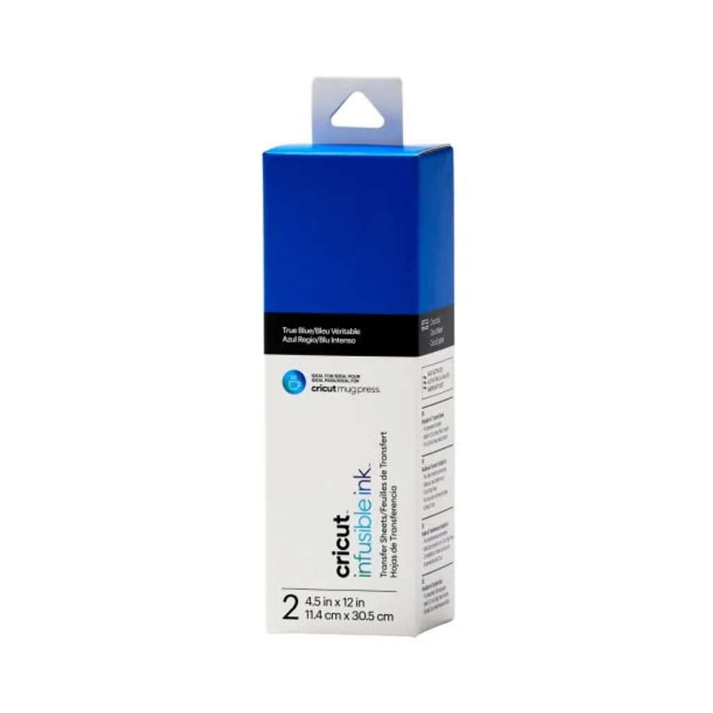 GUNMANSA 2008884 - Cricut Joy Infusible Ink Transfer Sheets 2-pack (True Blue) 11.5x30.5cm