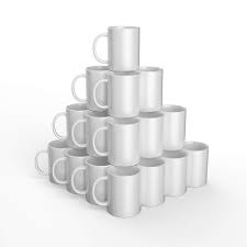 GUNMANSA 2008945 - Cricut 440ml Ceramic Mug Blank BULK 36pc White