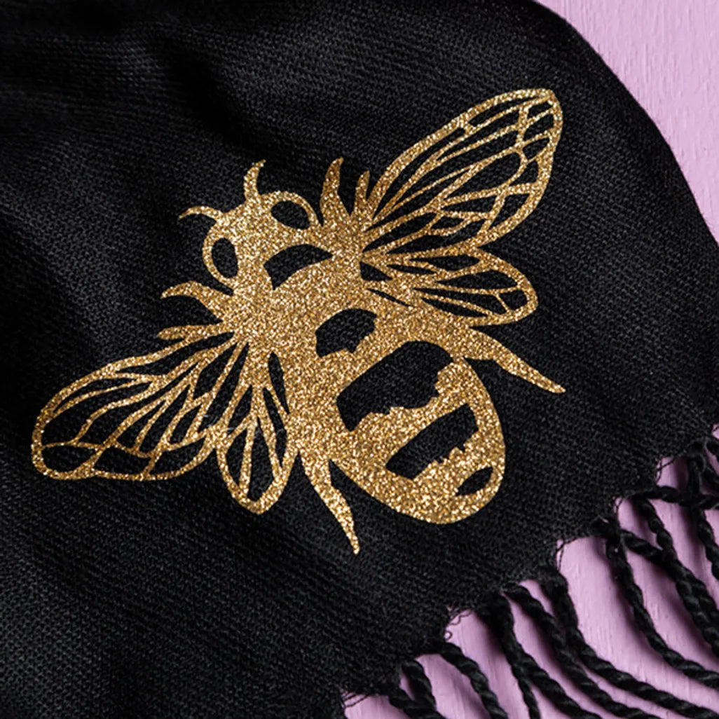 GUNMANSA 2009350 - Cricut Glitter Iron On Gold 30.5x152cm