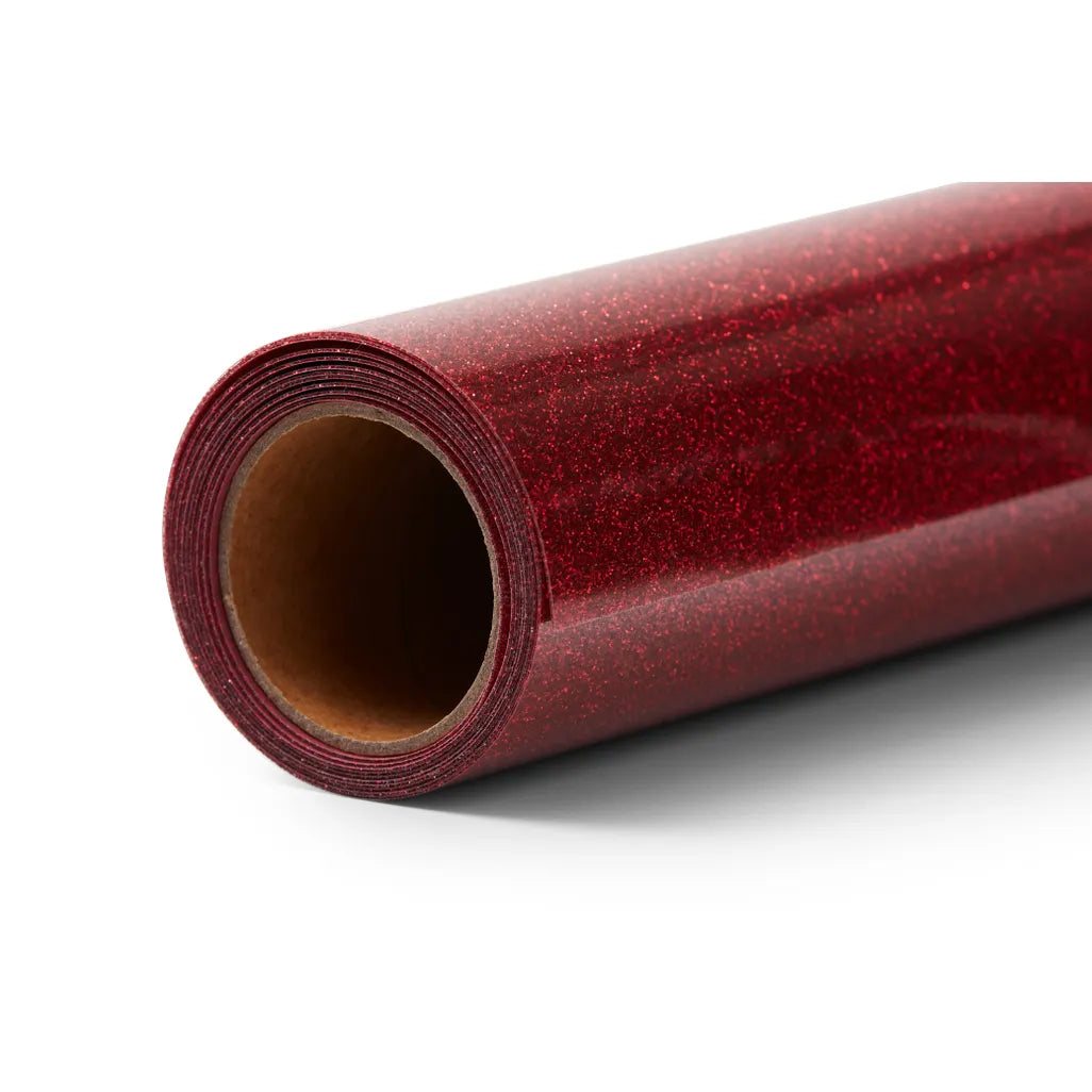 GUNMANSA 2009352 - Cricut Glitter Iron On Red 30.5x152cm