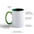 GUNMANSA 2009395 - Cricut Beveled Ceramic Mug Blank Forest 1pc 425 ml