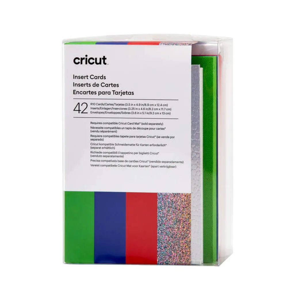 GUNMANSA 2009467 - Cricut Insert Cards Rainbow R10 8.9x12.4cm 42-Pack