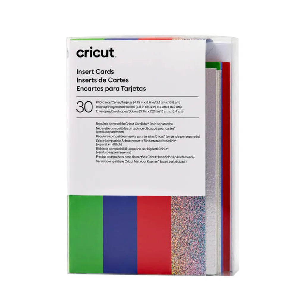GUNMANSA 2009471 - Cricut Insert Cards Rainbow R40 12.1x16.8cm 30-Pack