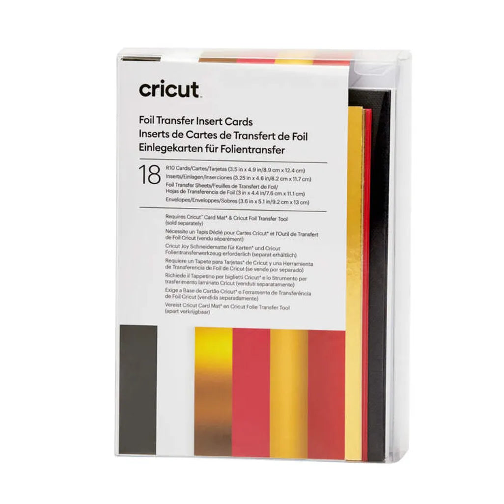 GUNMANSA 2009479 - Cricut Insert Cards Foil Royal Flush R10 8.9x12.4cm 18-Pack