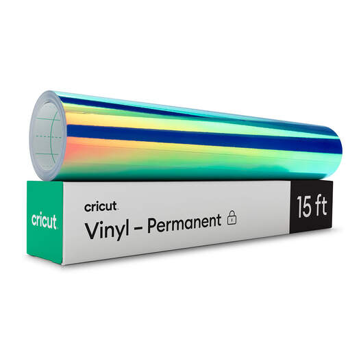GUNMANSA 2009609 - Cricut Holographic Vinyl – Permanent 30.4cm x 4.5m; Blue