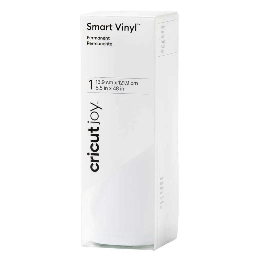GUNMANSA 2009832 - Cricut Joy Permanent Smart Vinyl White 13.9x121.9cm