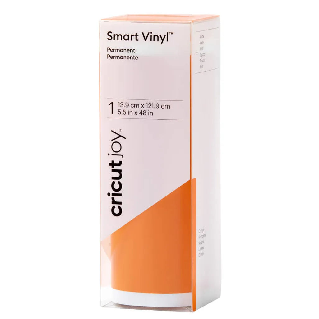 GUNMANSA 2009836 - Cricut Joy Permanent Smart Vinyl Orange 13.9x121.9cm