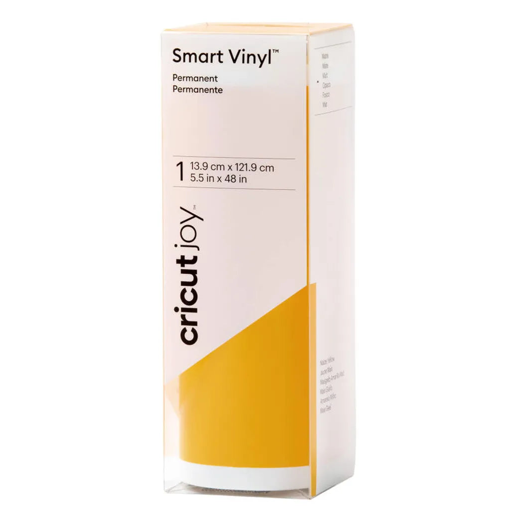 GUNMANSA 2009837 - Cricut Joy Permanent Smart Vinyl Maize yellow 13.9x121.9cm
