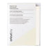 GUNMANSA 2009984 - Cricut Watercolor Cards White 12pk R20 Cards in Ivory 10.7x13.9cm