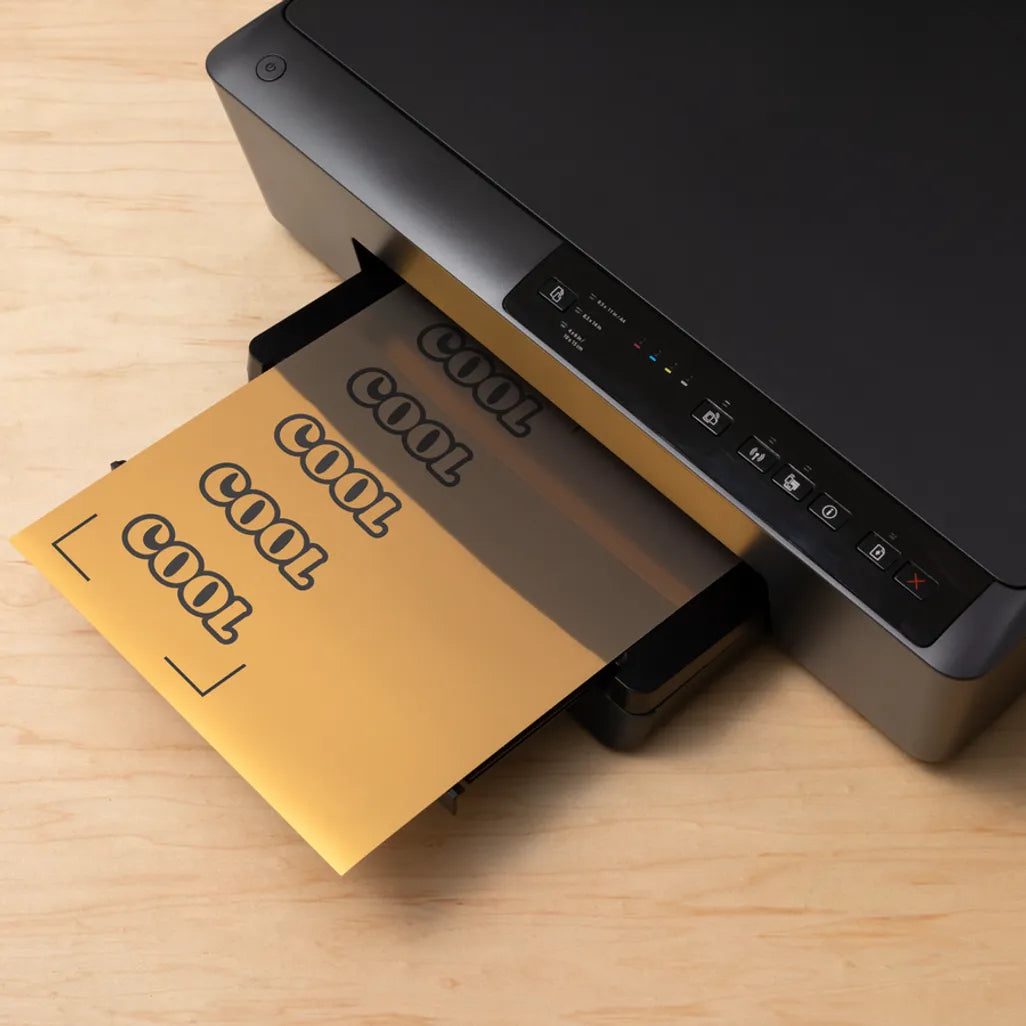 GUNMANSA 2010364 - Cricut Printable Vinyl Gold 10 sheets 21x29.7cm