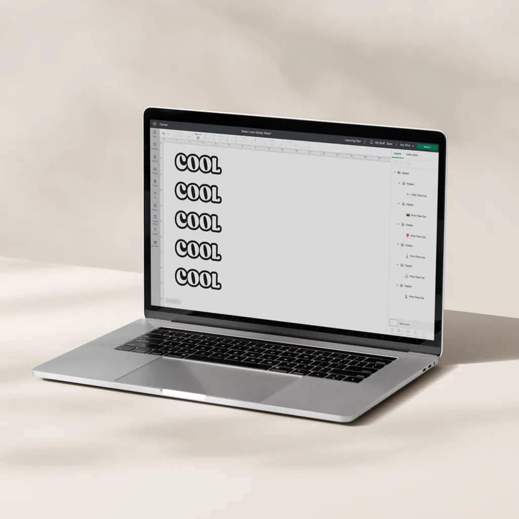 GUNMANSA 2010364 - Cricut Printable Vinyl Gold 10 sheets 21x29.7cm