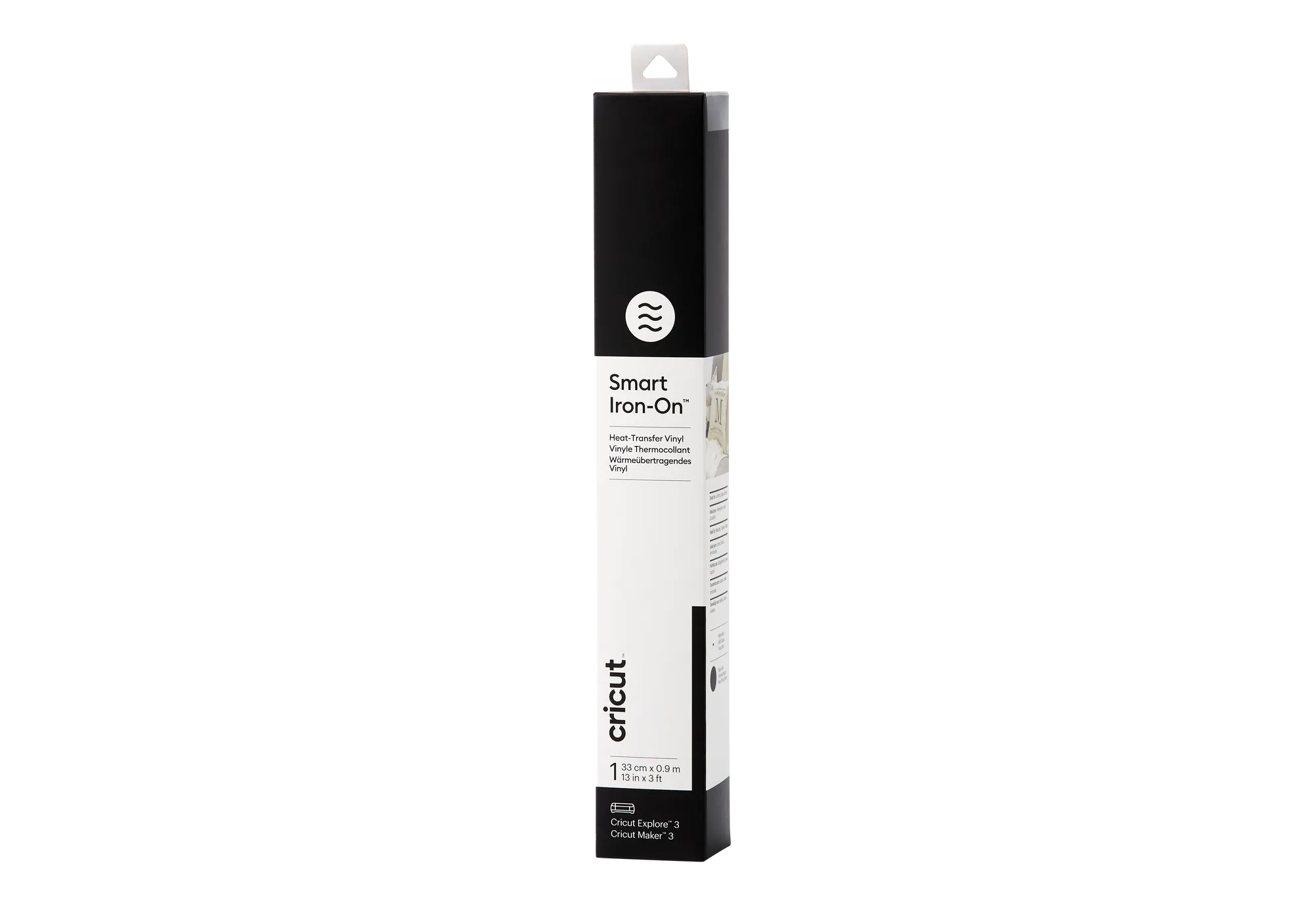 GUNMANSA 2011316 - Cricut Smart Iron-On 33x91cm 1 Sheet (Black)
