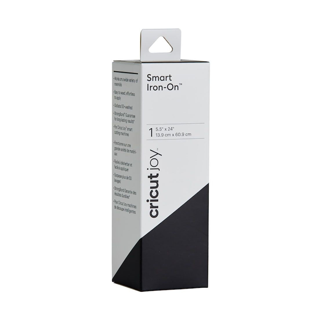 GUNMANSA 2011352 - Cricut Joy Smart Iron-On 14x60cm (Black); Auto-loads for continuous cuts without a cutting mat; Outlasts 50+ washes!*;