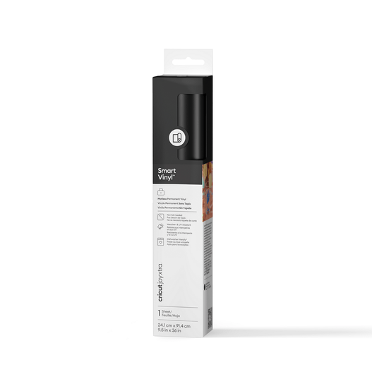 GUNMANSA 2011368 - Cricut Smart Vinyl Permanent Joy Xtra 24.1x91.4cm 1 sheet (Black)