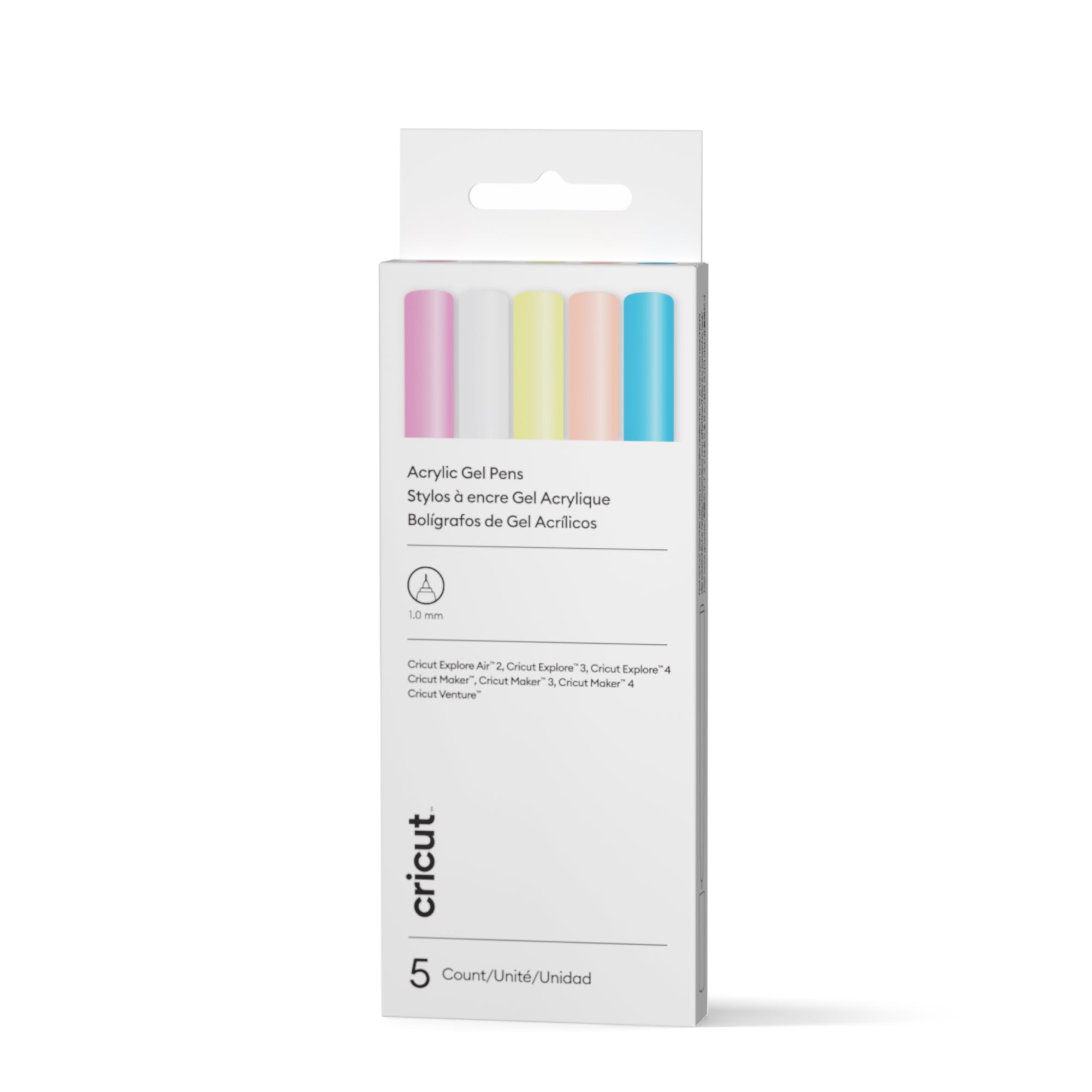 GUNMANSA 2011821 - Cricut Acrylic Gel Pens; 1.0 mm (5 pack)