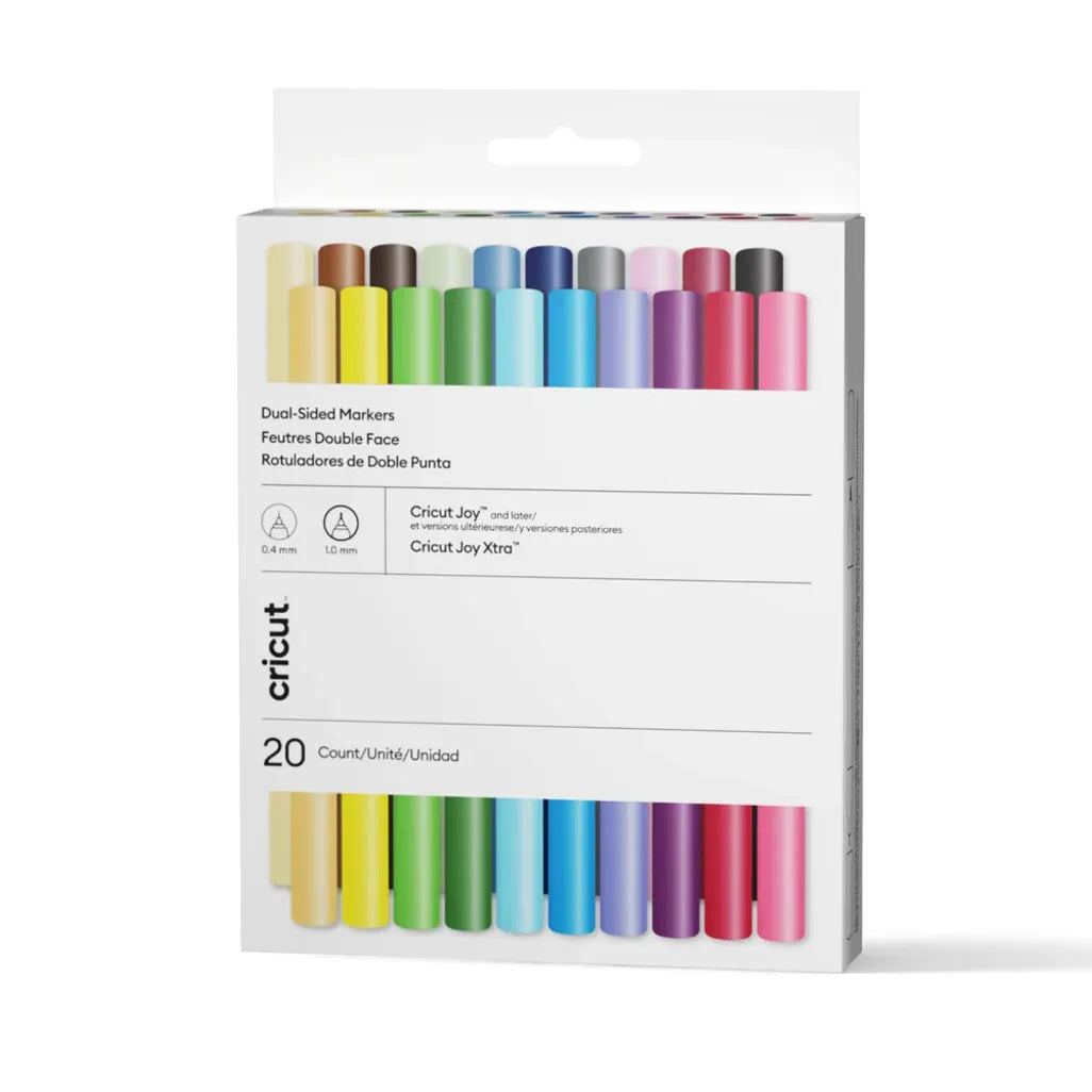 GUNMANSA 2011825 - Cricut Joy Dual-Sided Markers; Ultimate Set (20pack)