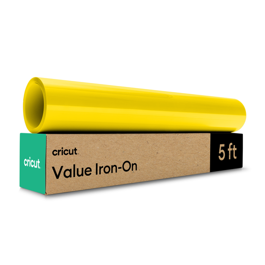 GUNMANSA 2012086 - Cricut Value Iron-On 30.5 cm x 1.5 m Yellow