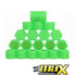 GUNMANSA 21mm - Silicone Protective Wheel Nut Covers (Green)