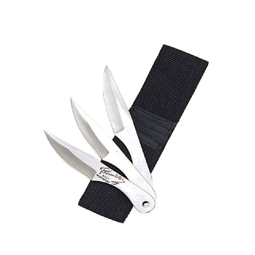 GUNMANSA 3 Pcs Throwing Knife Set W/Sheath - 3422