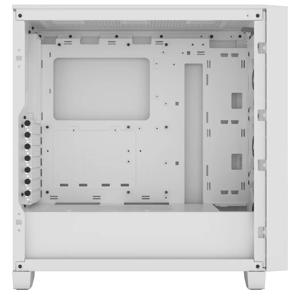 GUNMANSA 3000D RGB AIRFLOW White Mid-Tower PC Case; 2x 3.5'' |  2x 2.5'' Drive Bays; Up to 360mm Radiator compatible; 3x 120mm fan incl