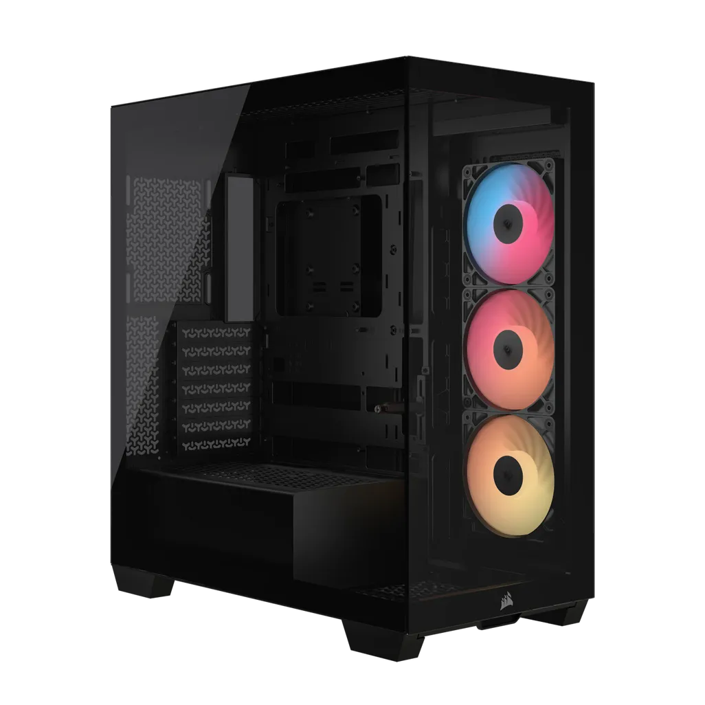 GUNMANSA 3500X RS-R ARGB Tempered Glass Mid-Tower PC Case; Black