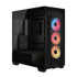 GUNMANSA 3500X RS-R ARGB Tempered Glass Mid-Tower PC Case; Black