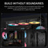 GUNMANSA 3500X RS-R ARGB Tempered Glass Mid-Tower PC Case; Black