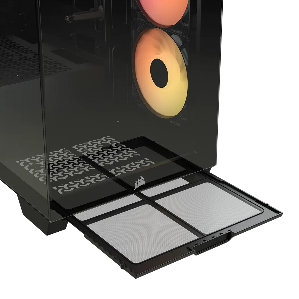 GUNMANSA 3500X RS-R ARGB Tempered Glass Mid-Tower PC Case; Black